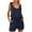Navy, variant on Lindreshi Jumpsuits for Women Shorts Women Casual Jumpsuits Sexy Drawstring Button V-Neck T-Shirt Sleeveless Fashion Loose Fit Button Tank Tops Jumpsuits