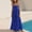 Blue, variant on Women Summer Casual Loose Dress Spaghetti Strap Beach Cover Up Long Maxi Dresses Summery Dresses High Low Dresses Evening Dresses for Fall Long Sleeve Maxi Dresses for Women Women Long Dress Dress