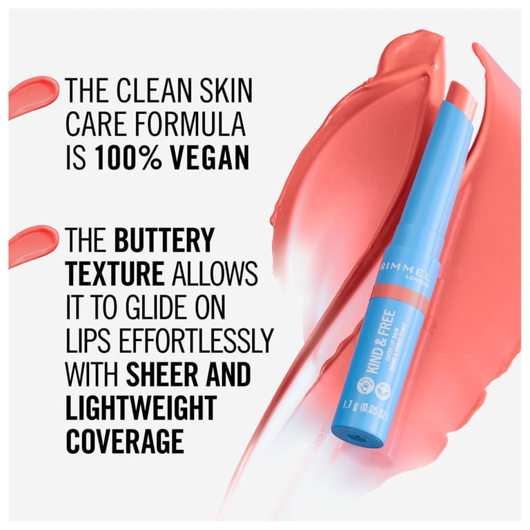 Rimmel Kind & Free Tinted Lip Balm, Hibiscus Blaze photo 3