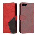 thumbnail image 1 of ZHAOCHENG Funda de cuero PU con tarjetero para iPhone 8 Plus/iPhone 7 Plus, color rojo, 1 of 5