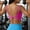 Hot Pink, variant on Womens Yoga Bra Double Strap Twist Back Sports Bra High Elastic Shock Absorbing Fitness Gym Active Wear(Without pads)