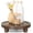 Dark Acacia Wood, variant on EOSAHR Wooden Display Riser – Farmhouse Decor Stand for Kitchen, Bathroom, and Home Counter (Brown)
