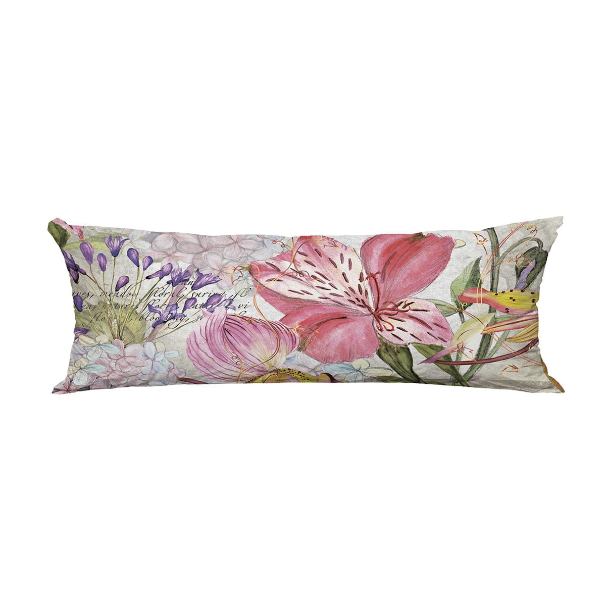 ECZJNT Vintage Floral Spring Garden Dragonfly Pillow Cover Body