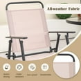 thumbnail image 2 of Gymax 4PCS Bistro Set Folding Counter Height Chairs Round Bar Table & Umbrella Patio, 2 of 6