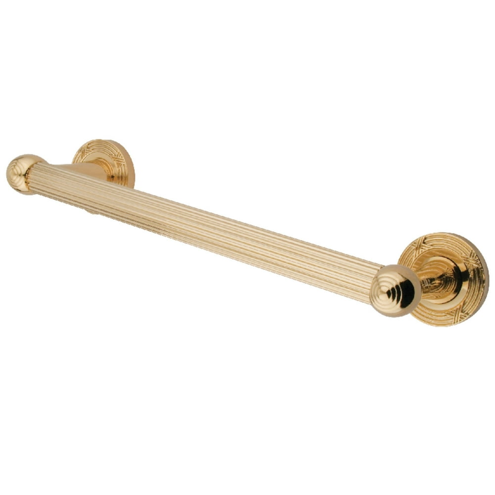 Kingston Brass DR910122 12" Decorative Grab Bar, Polished