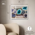 thumbnail image 5 of Mineral Multiverse Shadowbox Print Blue Geode Art by Art Remedy, White Frame, 24 x 20, 5 of 7