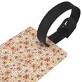 thumbnail image 3 of Kdxio Wildflowers Vintage Luggage Tags Privacy Cover ID Label Suitcase Tags Identifiers For School Bags,Suitcases, 3 of 7