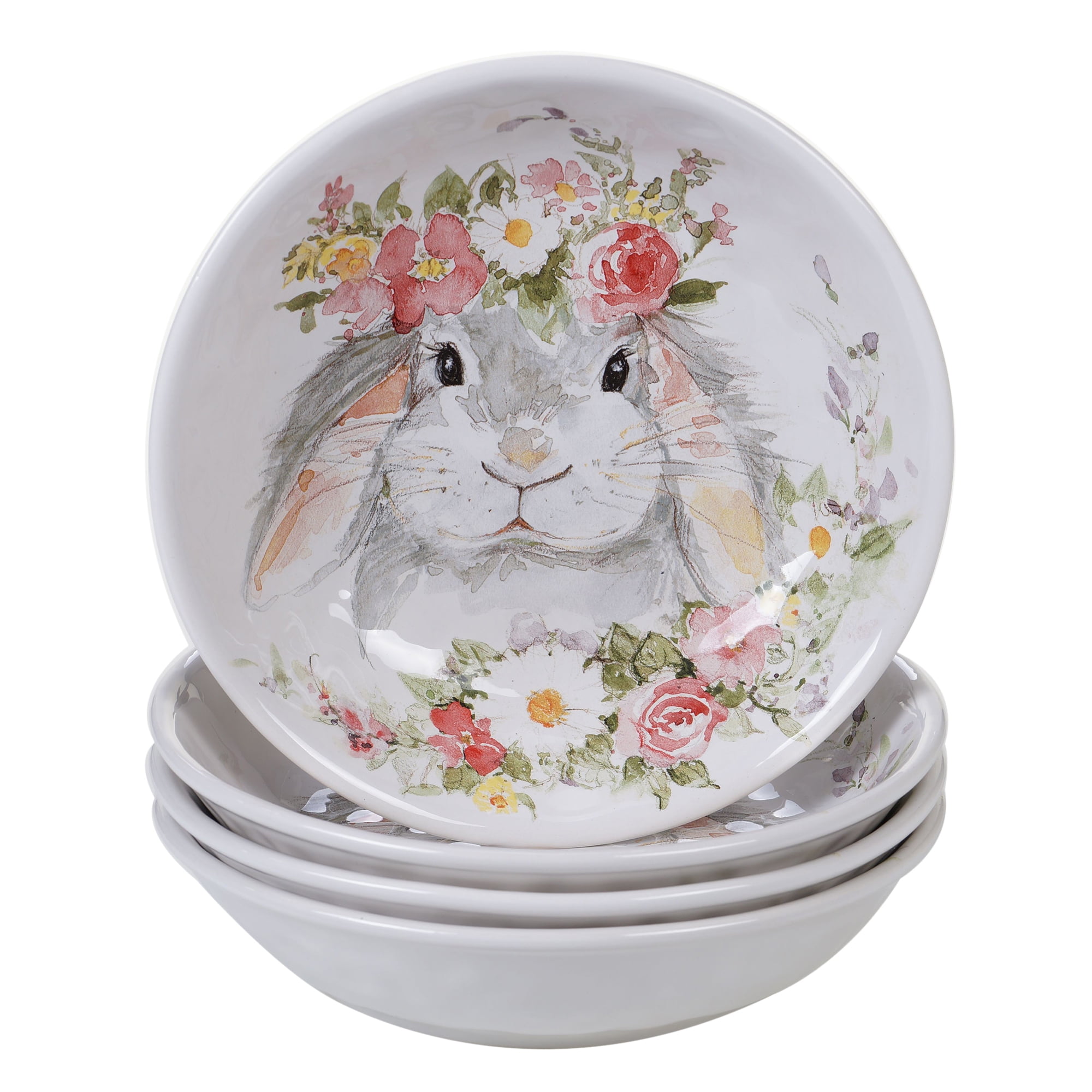 Sweet Bunny Set of 4 Soup Bowl