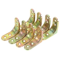 MLINS 8PCS Heavy Duty Corner Brackets L Bracket Corner Braces Right Angle Brackets iron Brackets for Wood Shelves Chair Drawer Cabinet
