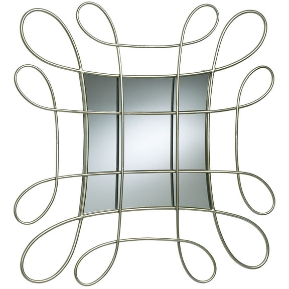 Ornella Mirrored Wall Art Light Gold