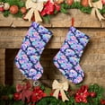 thumbnail image 6 of Sikiie pinkk flower crystal Skull Christmas Stockings,18 Inches Christmas Stockings Xmas Hanging Stockings for Family Christmas Decorations & Gifts, 6 of 7