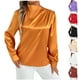 thumbnail image 1 of Pantalones deportivos para mujer,Suéter de manga larga y cuello redondo para mujer, top informal de color liso, poliéster, cómodo para uso diario, para casa y trabajo, sopatenor, 1 of 8