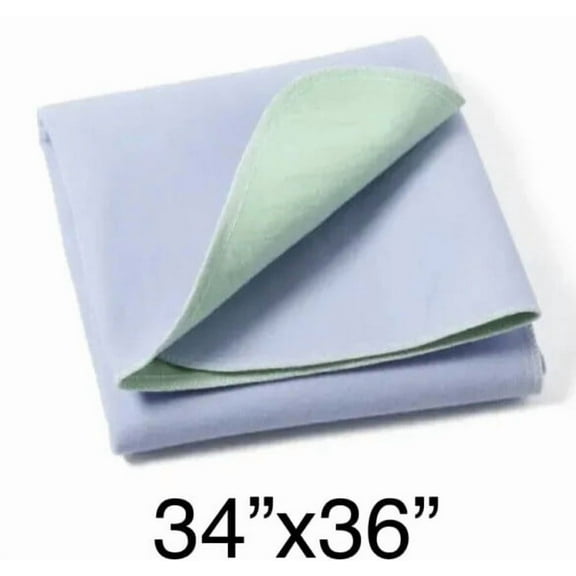 Quick-Dry Washable Fabric Reusable Incontinence  Bed Under Pad 34x36