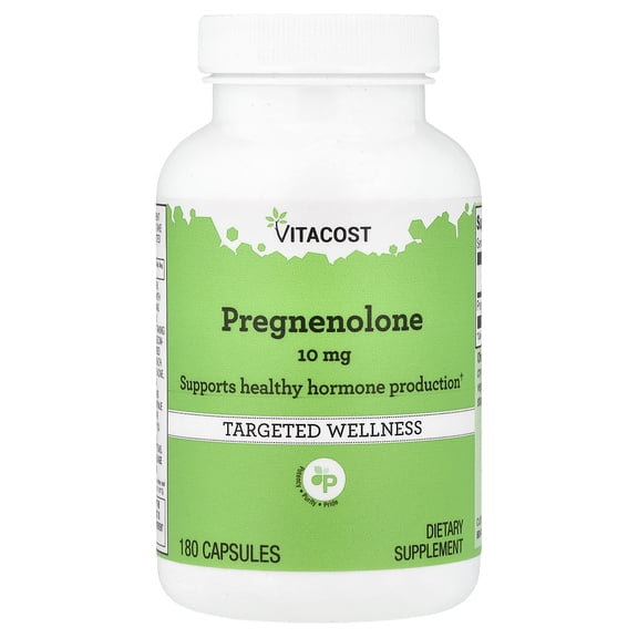 Vitacost Pregnenolone, 10 mg, 180 Capsules