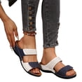 thumbnail image 3 of Arch Support Sandals Women's,Wedge Sandals for Women Dressy Comfortable Soft Cushion Orthotic Sandals Open Toe Casual Slippers with Arch Support Beach Walking Shoes for Summer Outdoor Casual, 3 of 6