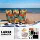 thumbnail image 5 of Fotbe Colorful Hawaii Palms Bolsa de Viaje para Playa - Resistente al Agua, Bolsa Tote de Gran Capacidad y Ligera con 7 Bolsillos para Mujeres y Hombres, 5 of 7
