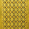 thumbnail image 1 of Ahgly Company Indoor Square Abstract Yellow Modern Area Rugs, 7' Square, 1 of 4