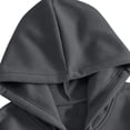 thumbnail image 6 of Zynoxe Men's Hooded Sweatshirt with Side Pockets & Elastic Cuffs Hem Zip Up Drawstring Hoodie Fashionable Printed Sweatshirt for Men Versatile Solid Color Long Sleeve Sweatshirt Jacket L, 6 of 7