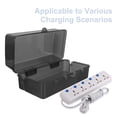 thumbnail image 3 of Hytrove Waterproof Container 2PCS Black PP Outdoor Enclosure For Garden And Parking Area, 3 of 8