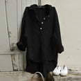 thumbnail image 1 of AherBiu Chemises en Lin pour Femmes Bouton Manches Longues Col Rabattu Chandail Ample Décontracté Léger Classique Tops d'Automne, 1 of 8