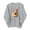 Gray, variant on HOMBOM Halloween Fall Sweatshirts for Women Crewneck Army Green Long Sleeve Hoodless Cozy Pullover for Women Essentials Vintage Tops,S