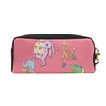 thumbnail image 2 of YFYANG Leather Portable Travel Small Makeup Bag, Multifunctional Storage Bag, Red Fun Animal Party Pattern Cosmetic Bag, 2 of 4