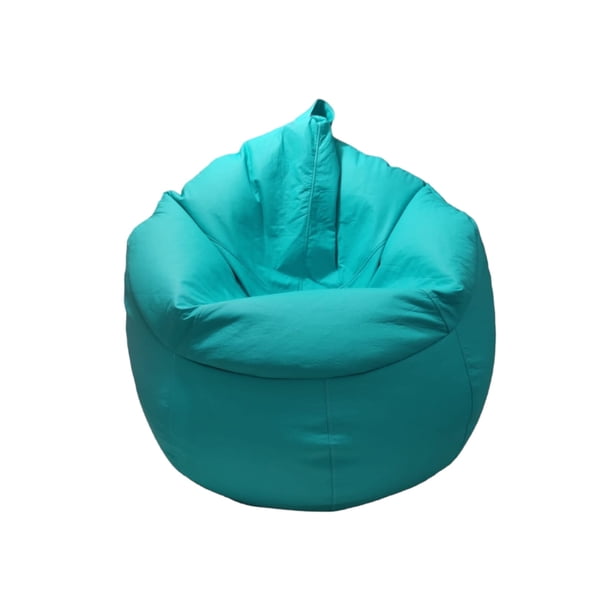 Puff Oval Jumbo Lunics Azul Turquesa