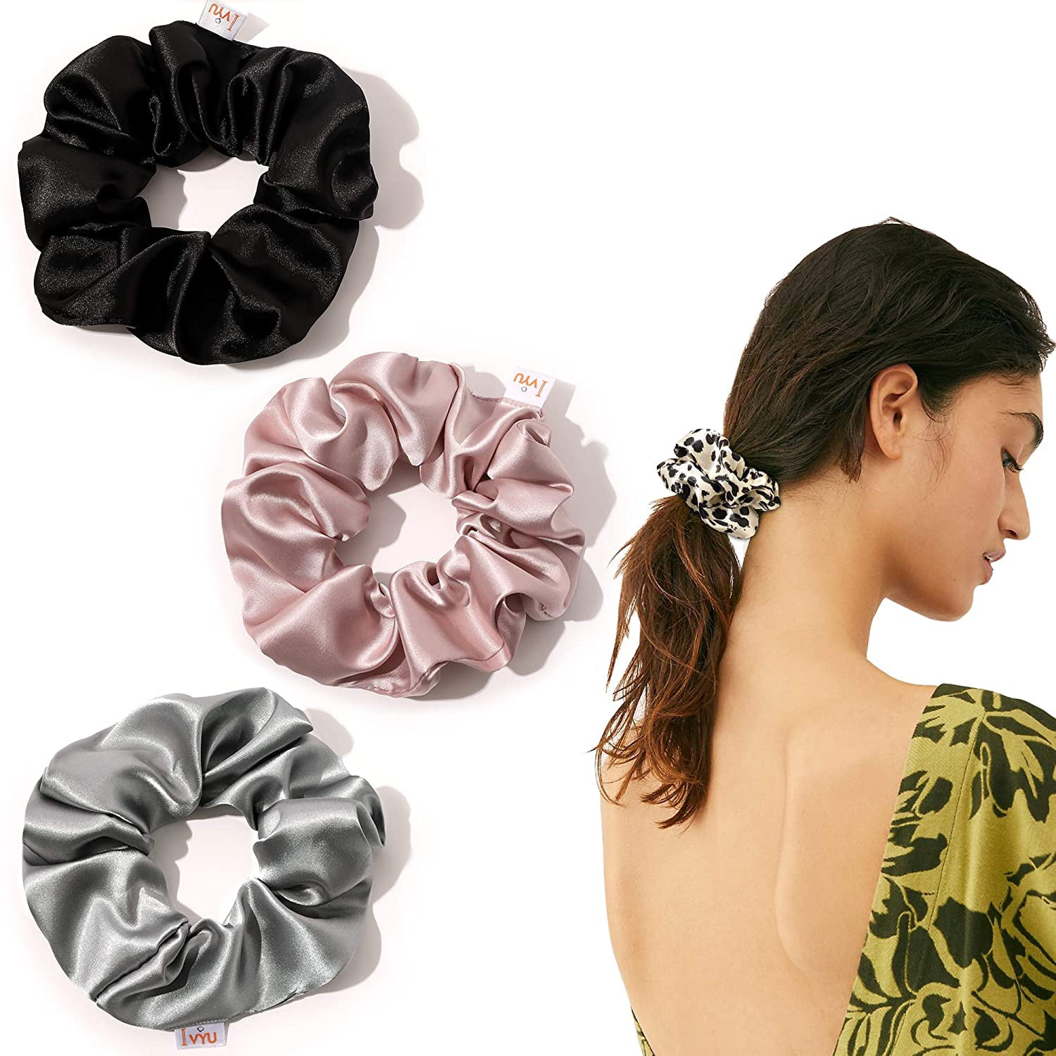 Pink Soft Oversized Hair Scrunchies