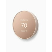 Refurbished Google GA02082-US Nest Smart Thermostat for Home in Sand