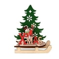 thumbnail image 1 of Gibobby Navidad Navidad Muñeco de nieve Empalme Decoración Ornamento Santa DIY Decoración y(Red4,Talla única), 1 of 2