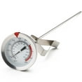 thumbnail image 1 of FrostHike 12" Meat Thermometer for Cooking Instant Read Long Stem Waterproof Stainless Steel Kitchen Thermometer for Deep Frying Candy Turkey BBQ Grill, 1 of 5