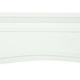 thumbnail image 2 of Resenkos Modern Fireplace Mantel Surround with Decorative Pattern, Fits 29-Inch Electric Inserts, White, 2 of 7