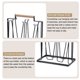 thumbnail image 3 of Taza Secado Rejilla 220x145mm Botella Secado Rejilla 6 Copas Taza Vidrio Botella Organizador con Silicona Protectores Ganchos para Casa Mostrador Oficina Cocina (Negro), 3 of 6