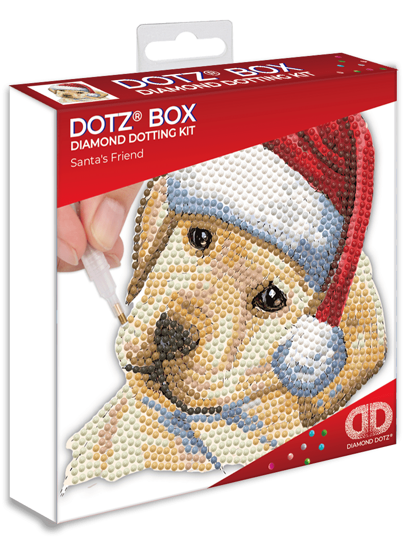 DIAMOND DOTZ® DOTZ® Box Santa's Friend Diamond Painting Kit