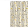 thumbnail image 1 of Lush Decor, cortina de ducha amarilla y gris, 72" x 72" JAMW  Sencillez, 1 of 5