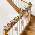 thumbnail image 4 of 70.87In Spring Summer Artificial Greenery Rattan Simulation Flower Vines Lush Foliage Bendable Shape UV Resistant No Maintenance For Wedding Backdrops Arches Stairs Fireplaces Decor, 4 of 9
