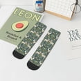 thumbnail image 7 of Naloa Deer And Flowers Ankle Socks for Women Non Slip Socks No Show Socks Classic Low Cut Casual Socks Casual Socks, 7 of 7
