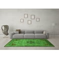 thumbnail image 3 of Ahgly Company Indoor Round Oriental Green Industrial Area Rugs, 3' Round, 3 of 4
