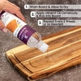 thumbnail image 4 of Totally Bamboo Food Grade Revitalizing Mineral Oil for Bamboo and Wood Cutting Boards, Butcher Blocks and More, Food Safe, Made in The USA, 10 Ounce Bottle, 4 of 7