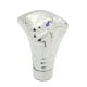 thumbnail image 1 of Pomo de cambio de marchas para coche Palanca de cambios Manual cromada Ojos LED azules Manija de cambio de marchas automática con forma de serpiente Cobra (1 pieza, plata) -z, 1 of 5