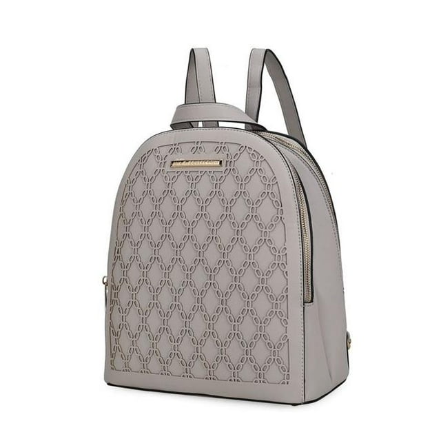 MKF Collection by Mia K. MKF-X742LGRY Sloane Backpack