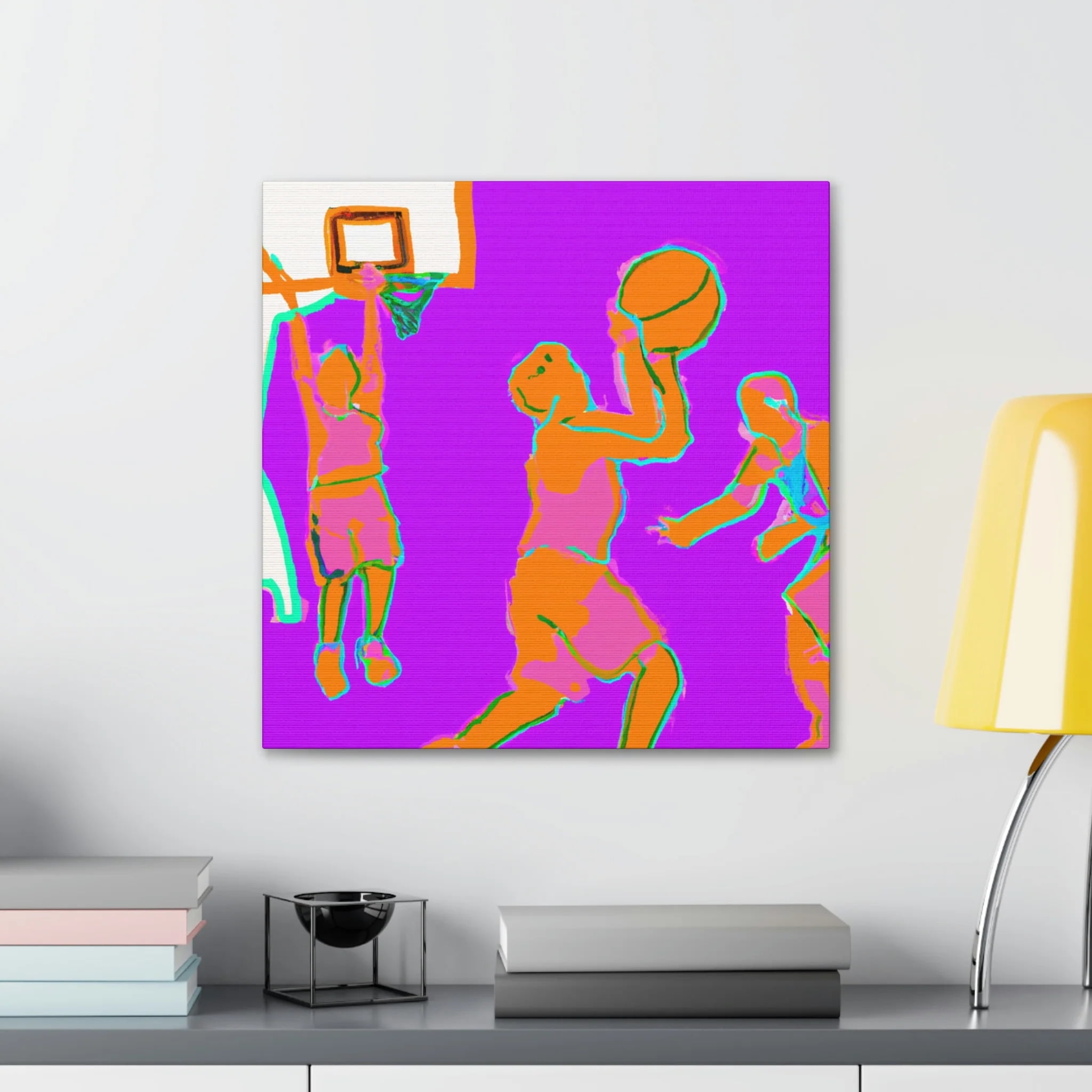 Basketball in Fauvism - Canvas