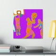 thumbnail image 3 of Basketball in Fauvism - Canvas, 3 of 10