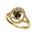 thumbnail image 2 of Tommaso Design� Oval 8x6mm Genuine Smoky Quartz Ring, 2 of 9