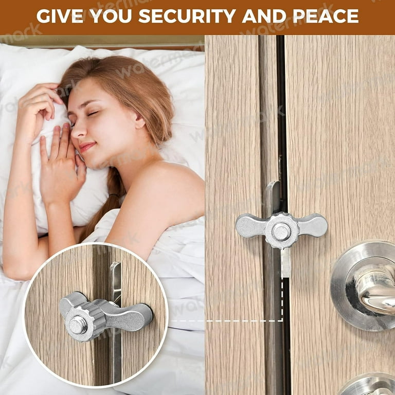 Portable Door Lock, Anti-Theft Lock, Travel Door Lock for