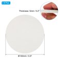 thumbnail image 2 of Uxcell 5.5" Diameter Felt Furniture Pads, 8 Pcs 1/2" Thick Lamp Base Felt, White, 2 of 8