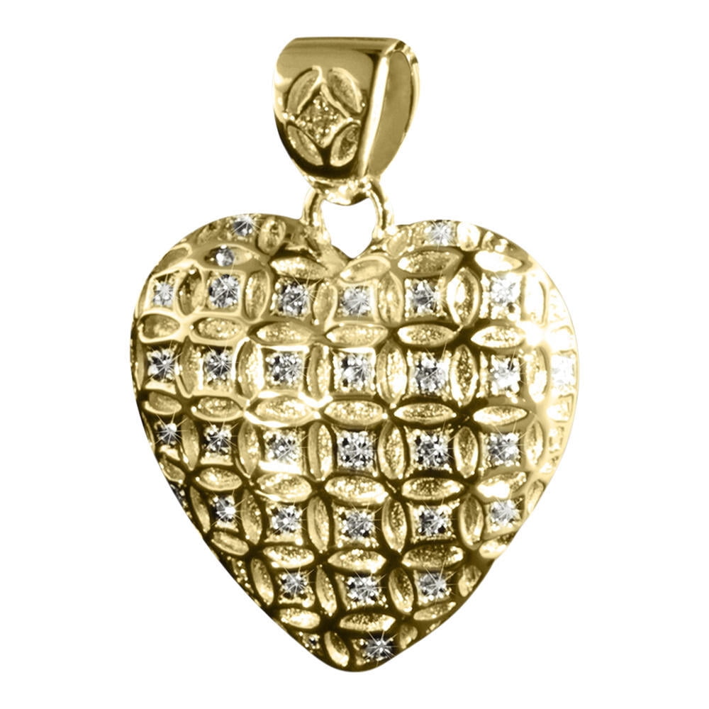 Perfect Memorials Eternity Heart 14k Gold Vermeil