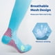 thumbnail image 4 of Calcetines de fútbol protectores de piernas calcetines de presión disponibles para hombres y mujeres calcetines cómodos (azul lago), 4 of 5