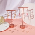 thumbnail image 4 of 1 Box 12Pcs Earring Hooks 18K Gold Plated Brass and Platinum Plated Brass Cubic Zirconia Teardrop Earring Hooks 2 Color French Ear Wire with Loops for DIY Earrings Jewelry Making, 4 of 5