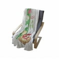 thumbnail image 4 of Pizza Soft Flannel Fleece Throw Blanket, Delicious Food on Italian Flag Background Italian Cuisine Pizzeria Kitchen Concept, Cozy Plush for Indoor and Outdoor Use, 50" x 60", Multicolor, by Ambesonne, 4 of 6